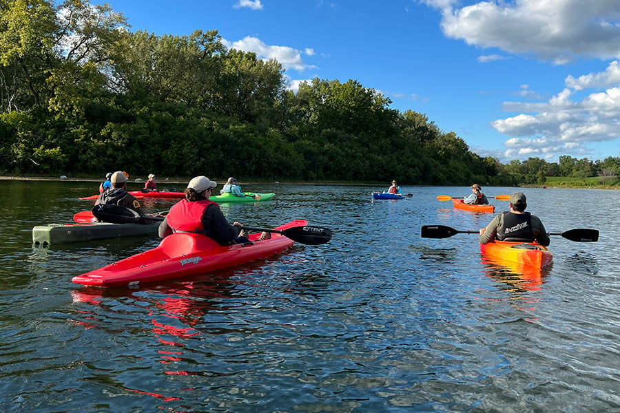 ranger-led-kayaking